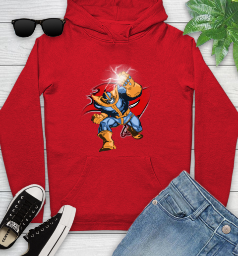 Tampa Bay Buccaneers NFL Football Thanos Avengers Infinity War Marvel Youth Hoodie 12