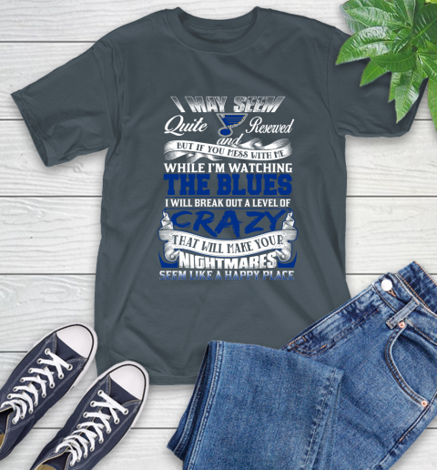 St.Louis Blues NHL Hockey Don't Mess With Me While I'm Watching My Team T-Shirt 10