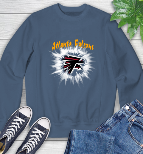 Atlanta Falcons NFL Football Adoring Fan Rip Sports Sweatshirt 8