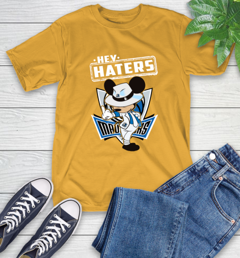 NBA Hey Haters Mickey Basketball Sports Dallas Mavericks T-Shirt 2
