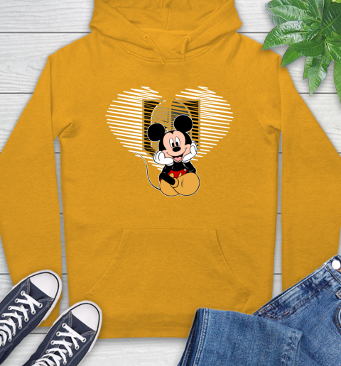 NHL Vegas Golden Knights The Heart Mickey Mouse Disney Hockey Hoodie 2