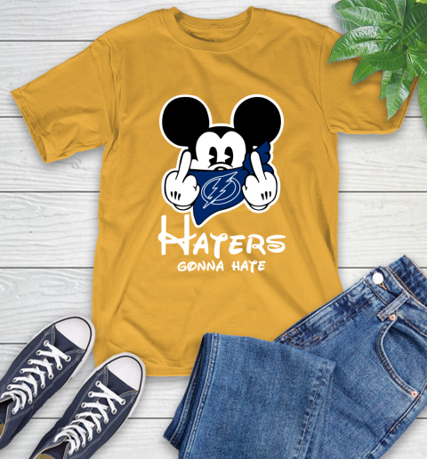 NHL Tampa Bay Lightning Haters Gonna Hate Mickey Mouse Disney Hockey T Shirt T-Shirt 2