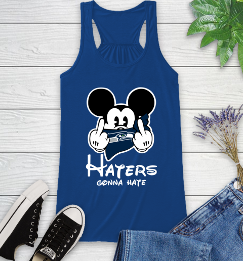 NFL Seattle Seahawks Haters Gonna Hate Mickey Mouse Disney Football T Shirt Racerback Tank 8