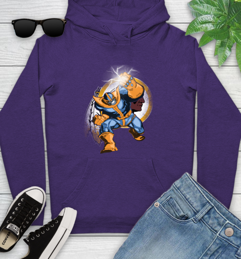 Washington Redskins NFL Football Thanos Avengers Infinity War Marvel Youth Hoodie 5