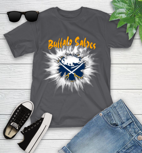 Buffalo Sabres NHL Hockey Adoring Fan Rip Sports Youth T-Shirt 6