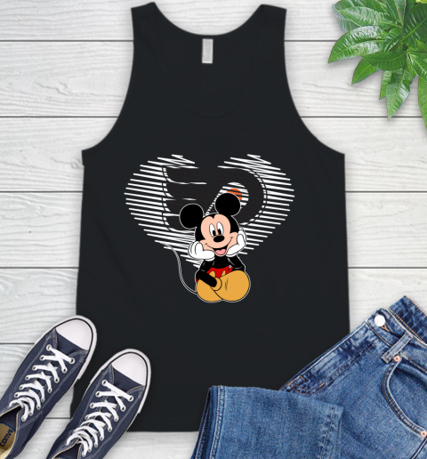 NHL Philadelphia Flyers The Heart Mickey Mouse Disney Hockey Tank Top