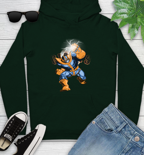 San Francisco Giants MLB Baseball Thanos Avengers Infinity War Marvel Youth Hoodie 14