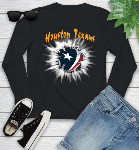 Houston Texans NFL Football Adoring Fan Rip Sports Youth Long Sleeve