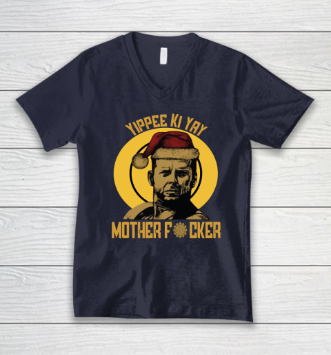 Yippee Ki Yay Mother Fucker V-Neck T-Shirt 2