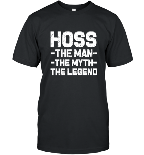 Hoss the man the Myth the Legend Icon Humor T shirt T-Shirt