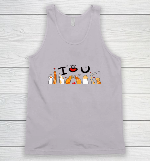 Cute This Is My Valentine Pajama Cat Valentines Day Tank Top 2