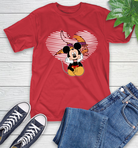NFL Minnesota Vikings The Heart Mickey Mouse Disney Football T Shirt_000 T-Shirt 11