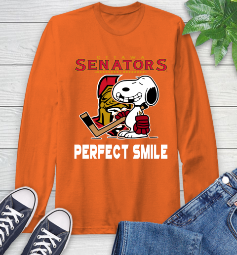 NHL New York Rangers Snoopy Perfect Smile The Peanuts Movie Hockey T Shirt Long Sleeve T-Shirt 4