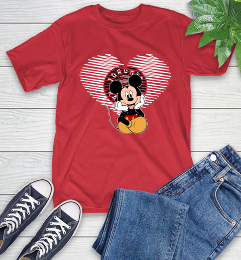 NBA Toronto Raptors The Heart Mickey Mouse Disney Basketball T-Shirt 11