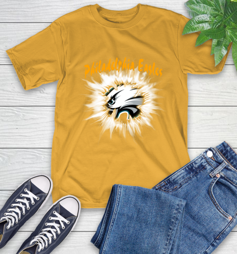 Philadelphia Eagles NFL Football Adoring Fan Rip Sports T-Shirt 2