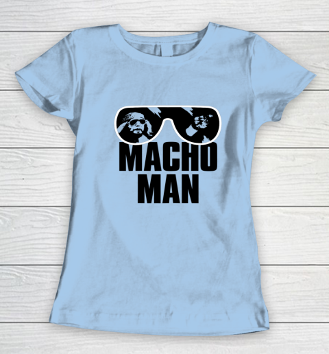 Macho Man Shirt Savage Sunglasses Graphic Women's T-Shirt 12