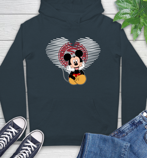 NBA Atlanta Hawks The Heart Mickey Mouse Disney Basketball Hoodie 7