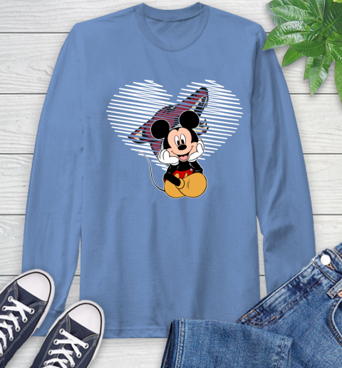 NHL Arizona Coyotes The Heart Mickey Mouse Disney Hockey Long Sleeve T-Shirt 12