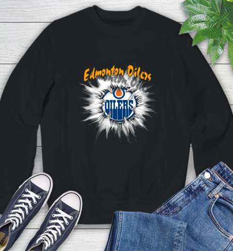 Edmonton Oilers NHL Hockey Adoring Fan Rip Sports Sweatshirt