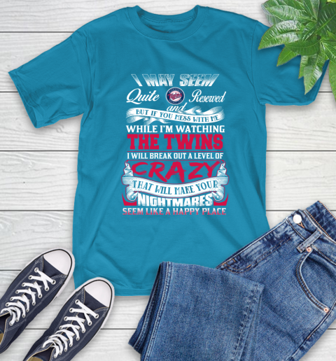 Minnesota Twins MLB Baseball Don't Mess With Me While I'm Watching My Team T-Shirt 9