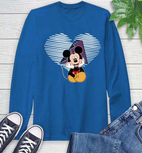 MLB Arizona Diamondbacks The Heart Mickey Mouse Disney Baseball T Shirt_000 Long Sleeve T-Shirt 10