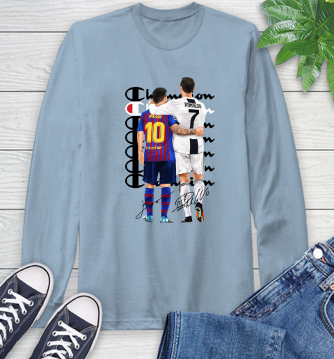 Champion Ronaldo and Messi Signatures Long Sleeve T-Shirt 6