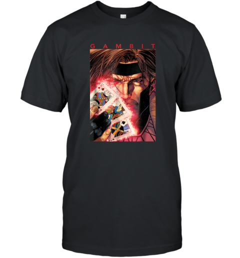 X Men Gambit Glowing Cards Graphic T Shirt azv T-Shirt