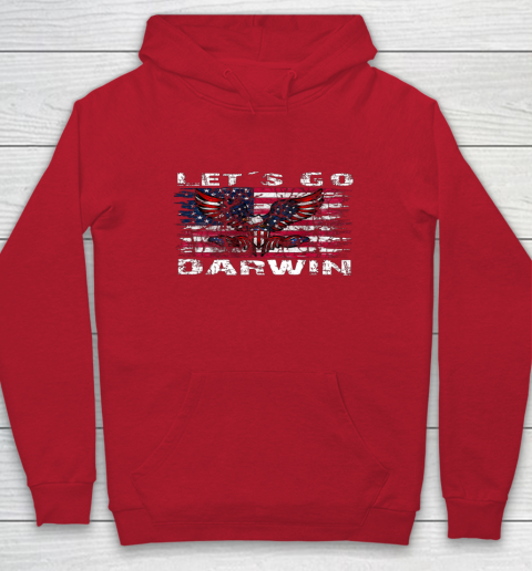 Let's go Darwin America Flag Eagle Hoodie 15