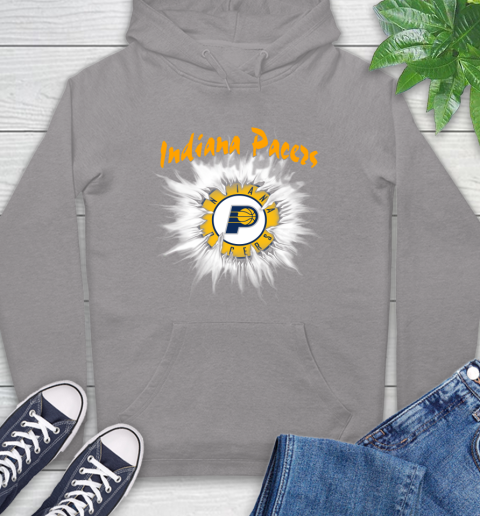 Indiana Pacers NBA Basketball Rip Sports Hoodie 6