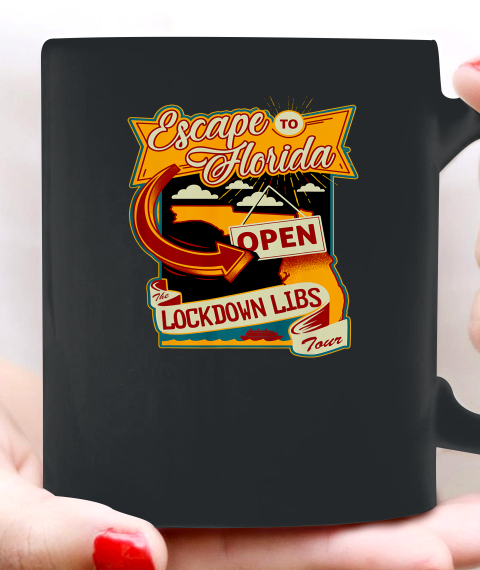 Escape To Florida Shirt Ron DeSantis Ceramic Mug 11oz 5
