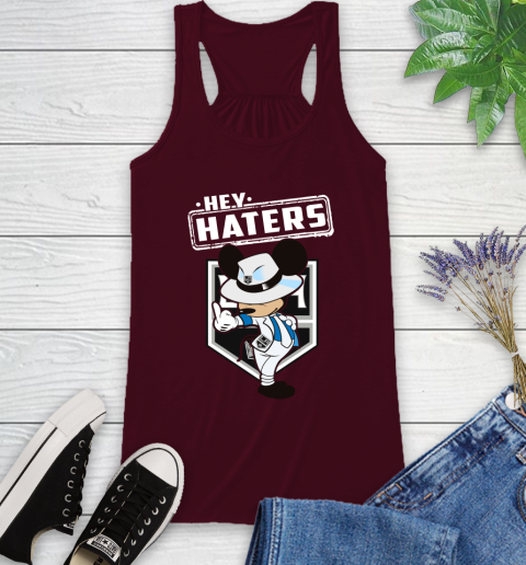 NHL Hey Haters Mickey Hockey Sports Los Angeles Kings Racerback Tank 2