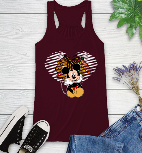 NHL Chicago Blackhawks Carolina Hurricanes The Heart Mickey Mouse Disney Hockey Racerback Tank 2