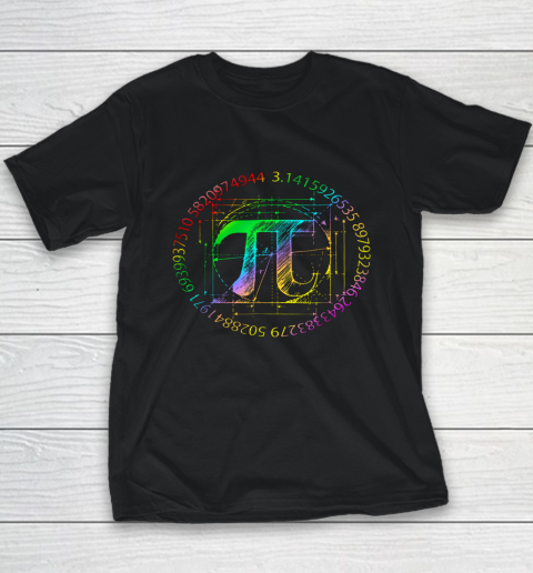 3 14 Pi Math Teacher Happy Pi Day Youth T-Shirt
