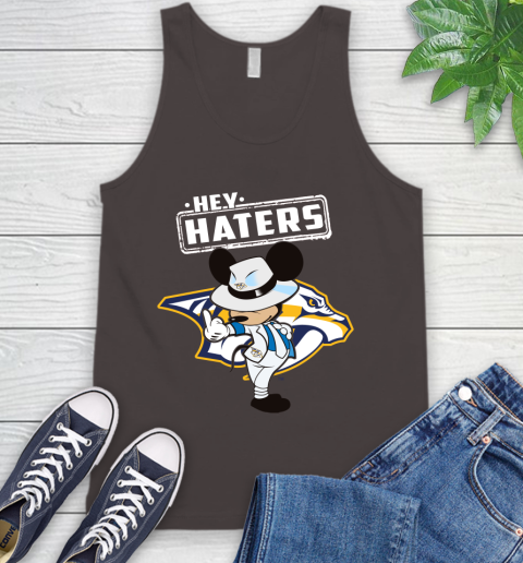 NHL Hey Haters Mickey Hockey Sports Nashville Predators Tank Top 6
