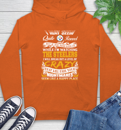 Pittsburgh Steelers NFL Football Don't Mess With Me While I'm Watching My Team Hoodie 4