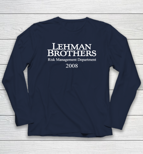 Lehman Brothers Risk Management Long Sleeve T-Shirt 3 Lehman Brothers Risk Management Long Sleeve T-Shirt - Image 3