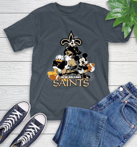 NFL New Orleans Saints Mickey Mouse Donald Duck Goofy Football Shirt T-Shirt 10