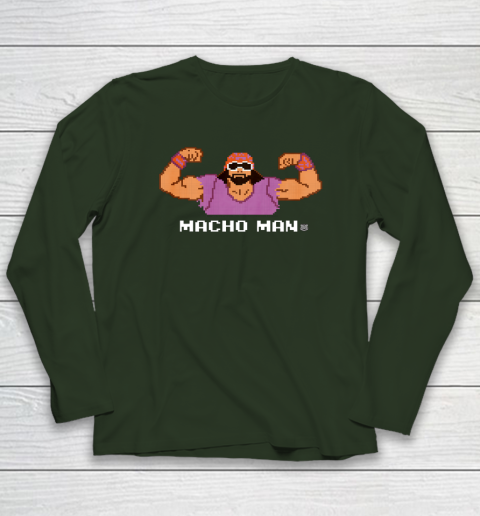 WWE Macho Man 8 Bit Long Sleeve T-Shirt 3
