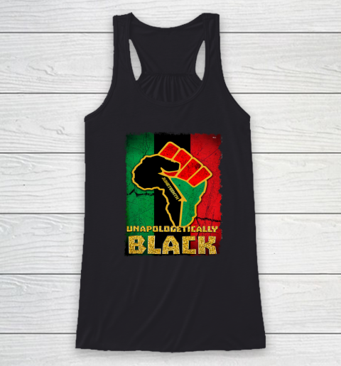 Black Girl, Women Shirt Unapologetically Dope Juneteenth African American Black Racerback Tank