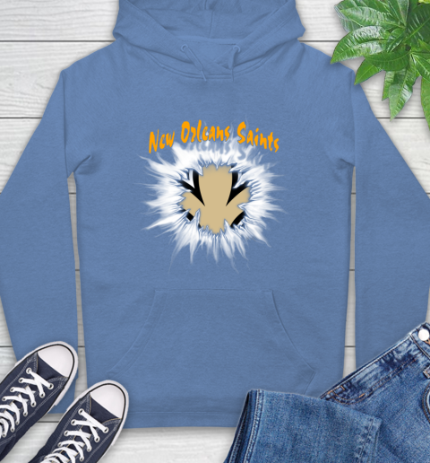 New Orleans Saints NFL Football Adoring Fan Rip Sports Hoodie 11