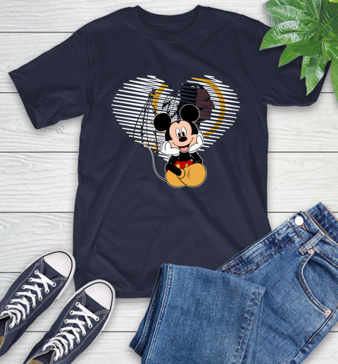 NFL Washington Redskins The Heart Mickey Mouse Disney Football T Shirt_000 T-Shirt 3