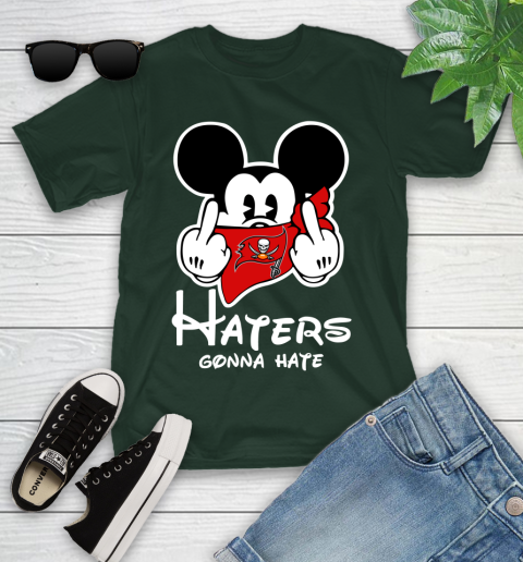 NFL Tampa Bay Buccaneers Haters Gonna Hate Mickey Mouse Disney Football T Shirt_000 Youth T-Shirt 5