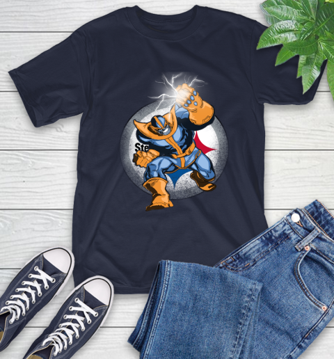 Pittsburgh Steelers NFL Football Thanos Avengers Infinity War Marvel T-Shirt 3