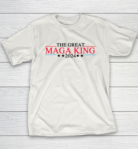 The Great MAGA King Donal Trump 2024 Republicans Youth T-Shirt