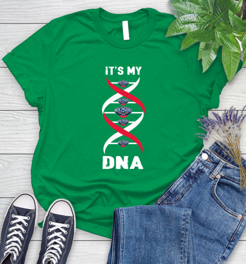 New Orleans Pelicans NBA Basketball It's My DNA Sports Women's T-Shirt 9