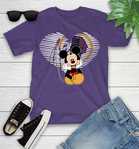 NFL Washington Redskins The Heart Mickey Mouse Disney Football T Shirt_000 Youth T-Shirt 3