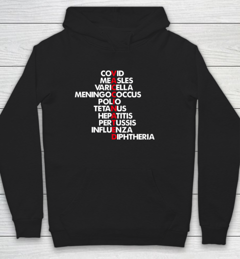 Vaccinated Crossword T Shirt Funny Nurse Vaccinated COVID Vaccines Saves Lives Hoodie