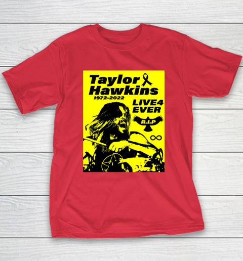 Taylor Hawkins Shirt RIP Foo Fighters Drummer 1972  2022 Youth T-Shirt 7