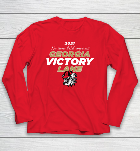 Uga National Championship Georgia Bulldogs Victory Lane 2022 Long Sleeve T-Shirt 7