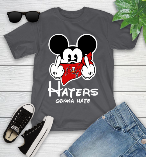 NFL Tampa Bay Buccaneers Haters Gonna Hate Mickey Mouse Disney Football T Shirt_000 Youth T-Shirt 6